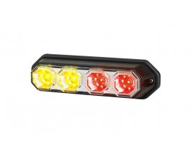 LZD 2264 Задний комбинированный фонарь HOR 78 4 LED красный/желтый 3функции: поворот задний/позиционный зад/стоп   52264